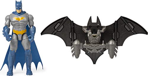 DC Comics Batman Mega Gear Deluxe Actionfigur mit transformierender Rüstung, 10,2 cm von Spin Master