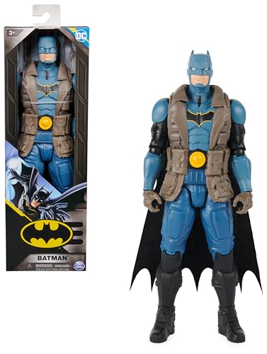 Batman S10-Actionfigur, 30 cm groß, voll beweglich für spannende Abenteuer und actionreiche Stunts, Spielzeug für Kinder ab 4 Jahren, original Comic-Design von DC Comics