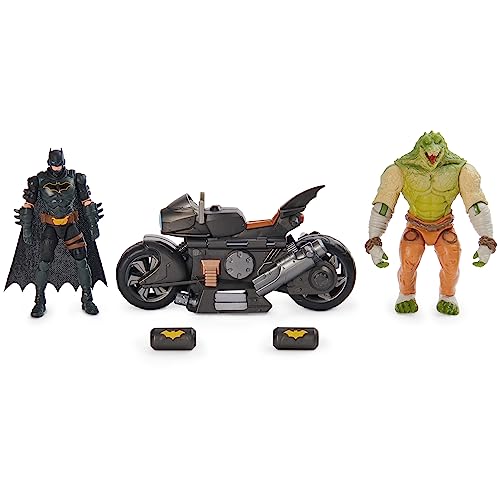 Batman - Batcycle with 10 cm Killer Croc & Batman (6067444) von DC Comics