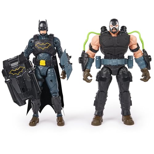 DC Comics, Batman Adventures Battle Pack, Bane and Batman Action Figures Set, 14 Armor Accessories, 12-inch Super Hero Kids Toy for Boys & Girls von DC Comics