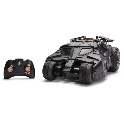 DC Comics - Batman Tumbler RC, ferngesteuertes Fahrzeug im Design der The Dark Knight Trilogie, Maßstab 1:15, für große und kleine Fans ab 4 Jahren von DC Comics