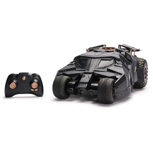 DC Comics - Batman Tumbler RC, ferngesteuertes Fahrzeug im Design der The Dark Knight Trilogie, Maßstab 1:15, für große und kleine Fans ab 4 Jahren von DC