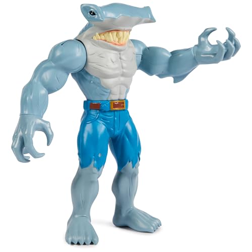 DC Comics, Batman Giant Series King Shark Actionfigur, 30 Zentimeter Superhelden-Sammelfigur, Kinderspielzeug für Jungen und Mädchen ab 3 Jahren von DC