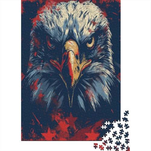 Adler Puzzle 1000 Teile,Puzzle Für Erwachsene, Impossible Puzzle,Puzzle Farbenfrohes Legespiel,GesKükenlichkeitsspiel Für Die Ganze Familie Puzzel 1000pcs (75x50cm) von DCABEIOOE