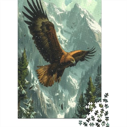 Adler Puzzle 1000 Teile Puzzle Erwachsene Schwieriges Schwer Puzzle Für Erwachsene Und Kinder Ab 14 Jahren Puzzel 1000pcs (75x50cm) von DCABEIOOE