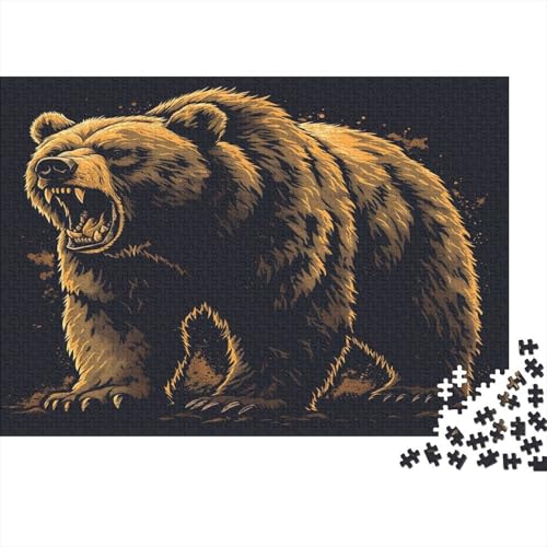 Bär Puzzle 1000 Teile Puzzle Für Erwachsene Und Kinder Ab 14 Jahren Puzzel 1000pcs (75x50cm) von DCABEIOOE