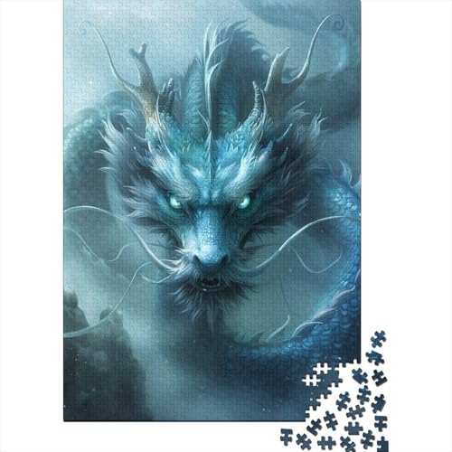 Böser Drache Puzzle 1000 Teile Puzzle Für Erwachsene Und Kinder Ab 14 Jahren Puzzel 1000pcs (75x50cm) von DCABEIOOE