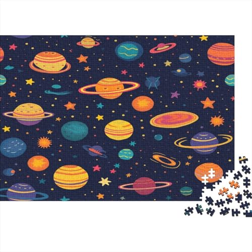 Cartoon Planet Puzzle 1000 Teile,Puzzle Für Erwachsene, Impossible Puzzle,Puzzle 1000 Puzzle Home DekoRatteion Puzzle,Erwachsenenpuzzle Puzzel 1000pcs (75x50cm) von DCABEIOOE