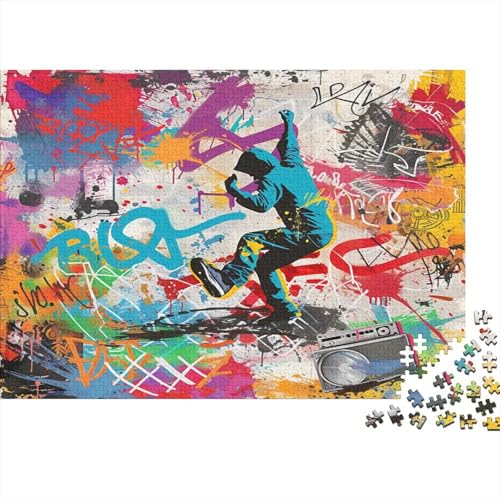 Graffiti Puzzle 1000 Teile - Puzzle Für Erwachsene, Puzzle, Puzzlespiel Erwachsenen Puzzlespiel Puzzel 1000pcs (75x50cm) von DCABEIOOE