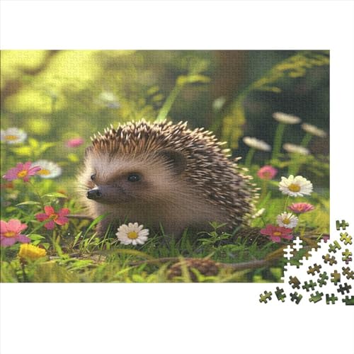 Igel Puzzle 1000 Teile,Puzzlespiel Für Erwachsene,Impossible Puzzle,Puzzle GesKükenlichkeitsspiel Für Die Ganze Familie, Geschenke Für Männer/Frauen Erwachsenen Puzzel 1000pcs (75x50cm) von DCABEIOOE