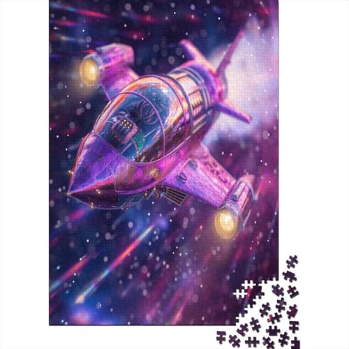 Interstellare Raumschiffe 1000 Stück Puzzles Für Erwachsene Teenager Stress Abbauen Familien-Puzzlespiel 1000-teiliges Puzzle Kinder Lernspiel Spielzeug Geschenk Puzzel 1000pcs (75x50cm) von DCABEIOOE