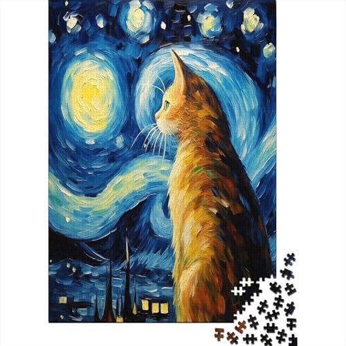 Kat Puzzle 1000 Teile Puzzle Für Erwachsene Und Kinder Ab 14 Jahren Puzzel 1000pcs (75x50cm) von DCABEIOOE