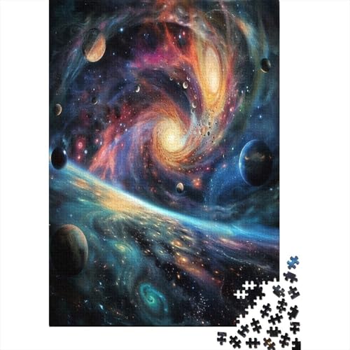 Kosmische Planeten Puzzlespiel 1000 Teile Für Erwachsene, Einzigartige Kunstwerke Und Vorlage - Geburtstagsgeschenk - Spaßige Puzzles Mit Überraschung Von Puzzle in A Bag Puzzel 1000pcs (75x50cm) von DCABEIOOE