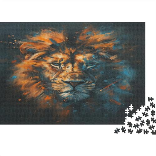 Löwe Puzzle 1000 Teile,Puzzlespiel Für Erwachsene,Impossible Puzzle,Puzzle GesKükenlichkeitsspiel Für Die Ganze Familie, Geschenke Für Männer/Frauen Erwachsenen Puzzel 1000pcs (75x50cm) von DCABEIOOE