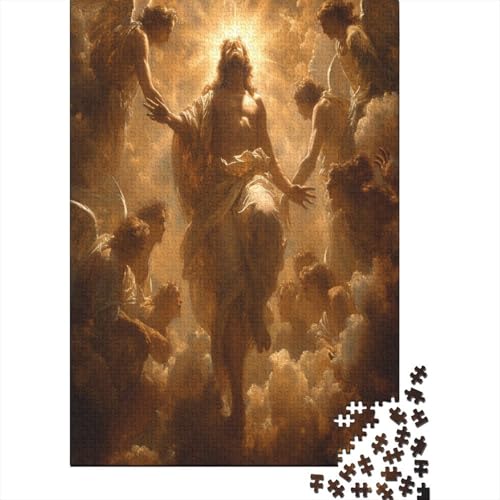 Mythischer Jesus Puzzlespiel 1000 Teile, Puzzle Erwachsene 1000 Teile, Impossible Puzzle GesKükenlichkeitsspiel Für Die Ganze Familie, Puzzle Erwachsene 1000 Teile Puzzel 1000pcs (75x50cm) von DCABEIOOE