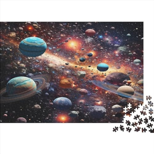 Planet Puzzlespiel 1000 Teile Für Erwachsene, Einzigartige Kunstwerke Und Vorlage - Geburtstagsgeschenk - Spaßige Puzzles Mit Überraschung Von Puzzle in A Bag Puzzel 1000pcs (75x50cm) von DCABEIOOE