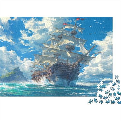 SailBoot Puzzlespiel 1000 Teile Puzzle Für Erwachsene Und Kinder Ab 14 Jahren, Puzzle Erwachsenen Puzzlespi Puzzel 1000pcs (75x50cm) von DCABEIOOE