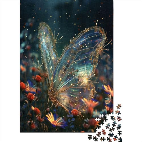 Schmetterling Puzzle 1000 Teile Puzzle Erwachsene Schwieriges Schwer Puzzle Für Erwachsene Und Kinder Ab 14 Jahren Puzzel 1000pcs (75x50cm) von DCABEIOOE