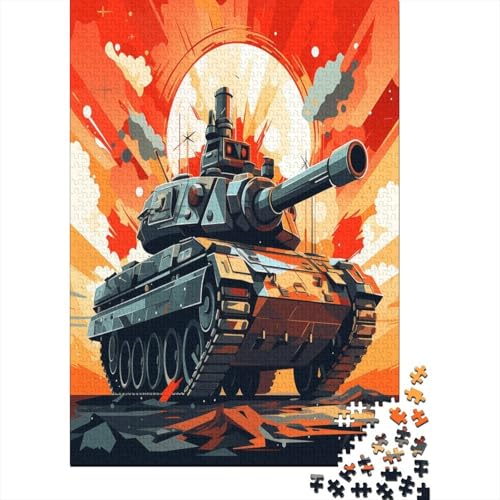 Tank Puzzle 1000 Teile Puzzle Für Erwachsene Und Kinder Ab 14 Jahren Puzzel 1000pcs (75x50cm) von DCABEIOOE