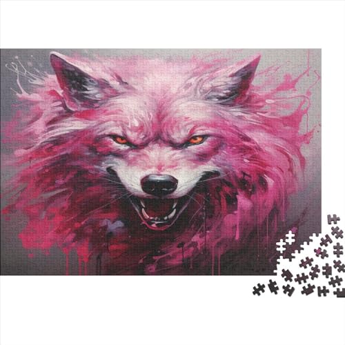 Wolf Puzzle 1000 Teile Für Erwachsene Und Kinder Ab 14 Jahrenfür Stressabbauer Puzzlespiel Erwachsenen Puzzlespiel Puzzel 1000pcs (75x50cm) von DCABEIOOE