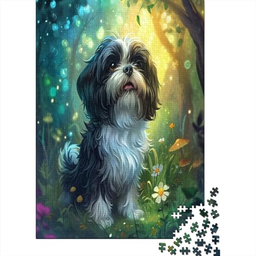 Xishi Hund Puzzle 1000 Teile Erwachsene Puzzles Für Erwachsene Klassische Puzzles 1000 Teile Erwachsene Puzzlespiel Schwer Pädagogisches Spielzeug Erwachsene Kinder Puzzel 1000pcs (75x50cm) von DCABEIOOE