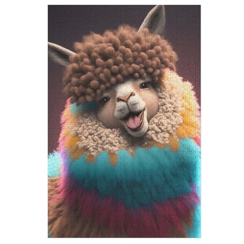 1000 Teile Puzzle Für Erwachsene, Alpaca -Puzzles, Kinder HolzPuzzle, Kreatives Puzzle, Geschenk Für Freunde Und Familie 78×53cm 1000 Teile Puzzle Für Erwachsene, Alpaca -Puzzles, Kinder HolzPuzzle, Kreatives Puzzle, Geschenk Für Freunde Und Familie 78×53cm von DCCCY