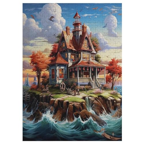 300 Teile Puzzle Für Erwachsene, Seaside Cottage -Puzzles, Kinder HolzPuzzle, Kreatives Puzzle, Geschenk Für Freunde Und Familie 42×30cm 300 Teile Puzzle Für Erwachsene, Seaside Cottage -Puzzles, Kinder HolzPuzzle, Kreatives Puzzle, Geschenk Für Freunde Und Familie 42×30cm von DCCCY