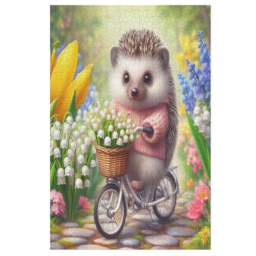 Cute Igel 1000 Teile Puzzles Für Erwachsene, Impossible Puzzle, Geschicklichkeitsspiel Für Die Ganze Familie, Kinder Holzpuzzle 78×53cm Cute Igel 1000 Teile Puzzles Für Erwachsene, Impossible Puzzle, Geschicklichkeitsspiel Für Die Ganze Familie, Kinder Holzpuzzle 78×53cm von DCCCY