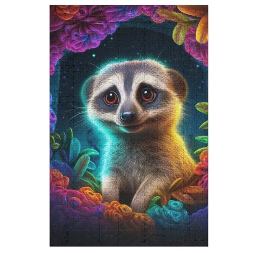 Erdmännchen Holzpuzzle - 1000 Teiliges Jigsaw Knobelspiel - Puzzle Für Erwachsene & Kinder - Outdoor & Reisespielzeug 78×53cm Erdmännchen Holzpuzzle - 1000 Teiliges Jigsaw Knobelspiel - Puzzle Für Erwachsene & Kinder - Outdoor & Reisespielzeug 78×53cm von DCCCY