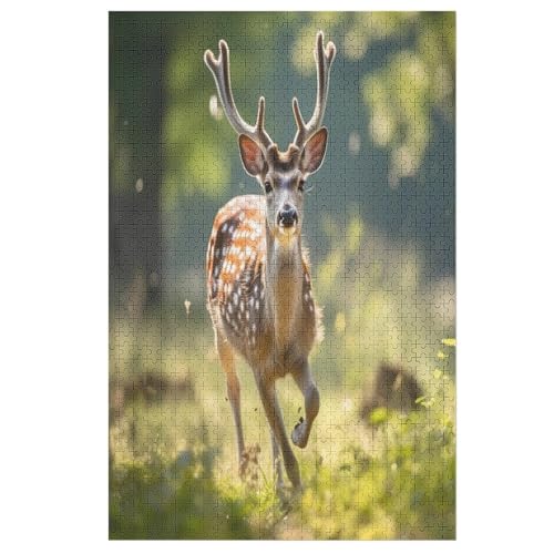 Hirsch Holzpuzzle - 1000 Teiliges Jigsaw Knobelspiel - Puzzle Für Erwachsene & Kinder - Outdoor & Reisespielzeug 78×53cm Hirsch Holzpuzzle - 1000 Teiliges Jigsaw Knobelspiel - Puzzle Für Erwachsene & Kinder - Outdoor & Reisespielzeug 78×53cm von DCCCY