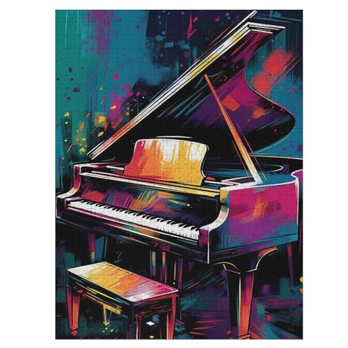 Piano Holzpuzzle - Puzzle Für Erwachsene, 500-teilige Puzzles Für Teenager Und Kinder, Herausfordernde Spiele 55×41cm Piano Holzpuzzle - Puzzle Für Erwachsene, 500-teilige Puzzles Für Teenager Und Kinder, Herausfordernde Spiele 55×41cm von DCCCY