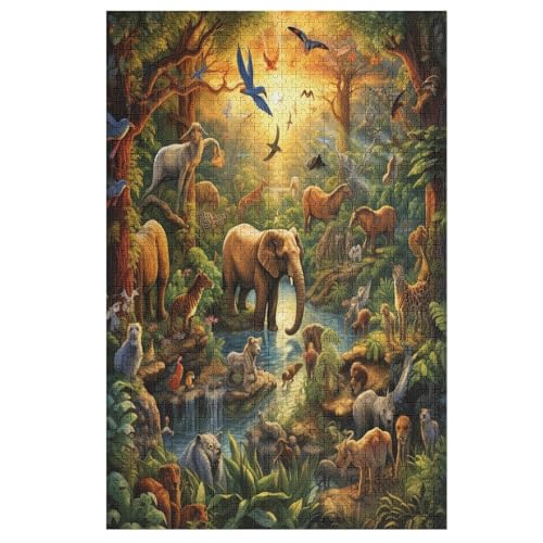 Puzzle 1000 Teile Jungle Tiers Holzpuzzle Für Erwachsene Lernspiel Herausforderungsspielzeug The Puzzles Für Erwachsene Kinder 78×53cm Puzzle 1000 Teile Jungle Tiers Holzpuzzle Für Erwachsene Lernspiel Herausforderungsspielzeug The Puzzles Für Erwachsene Kinder 78×53cm von DCCCY