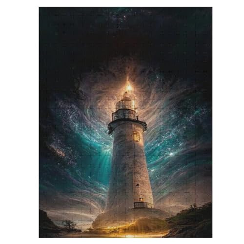 Puzzle Für Erwachsene, 500 Teile, Leuchtturm, Holzpuzzle, Geburtstagsgeschenke, Puzzle Wanddekoration 55×41cm Puzzle Für Erwachsene, 500 Teile, Leuchtturm, Holzpuzzle, Geburtstagsgeschenke, Puzzle Wanddekoration 55×41cm von DCCCY