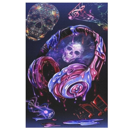 Puzzles Für Erwachsene, 1000 Teile, Kopfhörer, Kreative Holzpuzzles, Praktisches Spiel, Familiendekoration 78×53cm Puzzles Für Erwachsene, 1000 Teile, Kopfhörer, Kreative Holzpuzzles, Praktisches Spiel, Familiendekoration 78×53cm von DCCCY