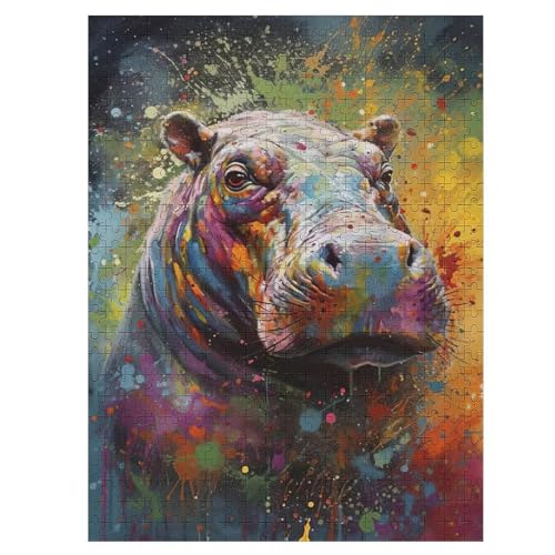 Puzzles Für Erwachsene NilHorse,500-teilige Puzzle Für Erwachsene Und Kinder Ab 12 Jahren, Holzpuzzles Für Die Heimdekoration, 55×41cm von DCCCY