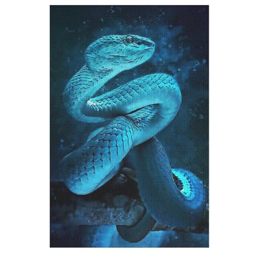 Schlange Holzpuzzle 1000 Teile, Knobelspiele Für Erwachsene, Teenager, Puzzles Unmögliche - Kinder Puzzle Zimmer Deko 78×53cm Schlange Holzpuzzle 1000 Teile, Knobelspiele Für Erwachsene, Teenager, Puzzles Unmögliche - Kinder Puzzle Zimmer Deko 78×53cm von DCCCY