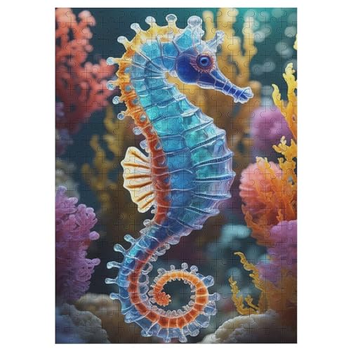 SeaPferd 300 Teile Puzzles Für Erwachsene, Impossible Puzzle, Geschicklichkeitsspiel Für Die Ganze Familie, Kinder Holzpuzzle 42×30cm SeaPferd 300 Teile Puzzles Für Erwachsene, Impossible Puzzle, Geschicklichkeitsspiel Für Die Ganze Familie, Kinder Holzpuzzle 42×30cm von DCCCY