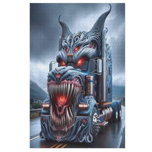 Truck 1000 Teile Puzzles, Wood Craft, Hochwertiges Modernes Puzzle, DIY, Für Erwachsene Und Kinder Ab 12 Jahren, 78×53cm Truck 1000 Teile Puzzles, Wood Craft, Hochwertiges Modernes Puzzle, DIY, Für Erwachsene Und Kinder Ab 12 Jahren, 78×53cm von DCCCY