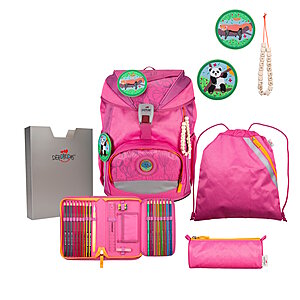 DerDieDas ErgoFlex ECO Pink Planet Schulranzenset von DDD