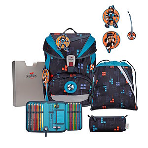 DerDieDas ErgoFlex Ninja Fighter Schulrucksack Set von DDD