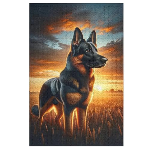 Berger allemand Puzzle, Puzzles Für Erwachsene Kinder, 1000 Teile Holzpuzzle, Für Jugendliche Herausforderungsspielzeug 1000 PCS Berger allemand Puzzle, Puzzles Für Erwachsene Kinder, 1000 Teile Holzpuzzle, Für Jugendliche Herausforderungsspielzeug 1000 PCS von DDGAAGG