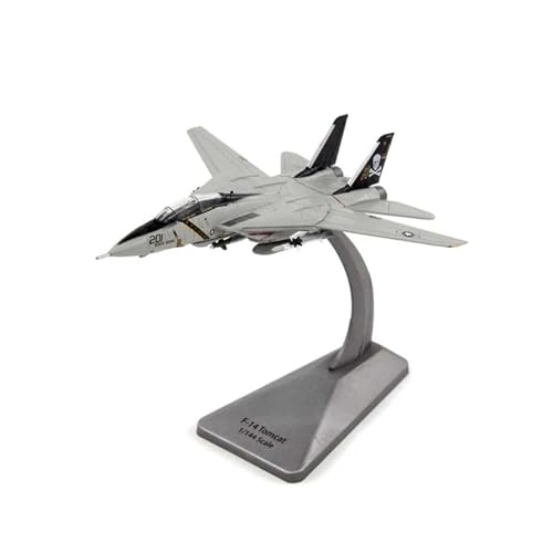 Ferngesteuertes Flugzeug Für AF1 US Navy F14A II Kämpfer VF-84 AJ201 F14 Flugzeug Modell Metall Flugzeug Sammlung Display Souvenir 1/144 Skala von DDRPAD