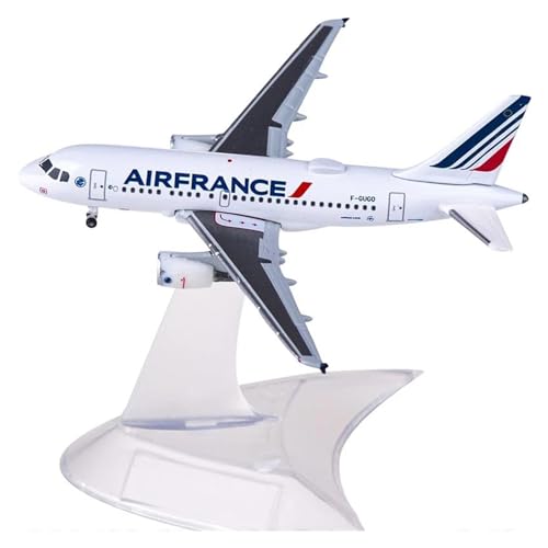 Ferngesteuertes Flugzeug Für Air France A318 F-GUGO Flugzeugmodell Erwachsene Fans Sammlerstück Souvenir Druckguss Maßstab 1:500 von DDRPAD