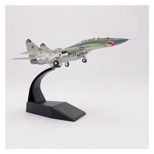 Ferngesteuertes Flugzeug Für Russische MIG-29 Fulcrum Militärdruckguss-Legierung Flugzeugmodell MiG 29 Sammlung Ornamente Souvenir Maßstab 1:100 von DDRPAD