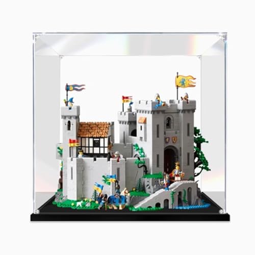 Acryl-Vitrine, kompatibel mit Lego 10305 Castle Model Set Vitrine zum Schutz von Baustein-Sammlerstücken, Clear Box, Geschenk (nur Vitrine) (3mm) von DDXMML