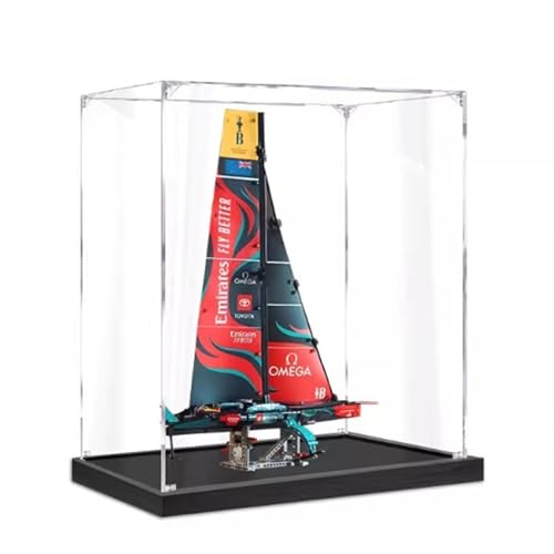 Acryl-Vitrine, kompatibel mit Lego 42174 Hydrofoil Sailing Racing Displaybox-Set, staubdicht, UV-beständig, transparente Vitrine (nur Vitrine, Kit nicht im Lieferumfang enthalten) (2 mm) von DDXMML