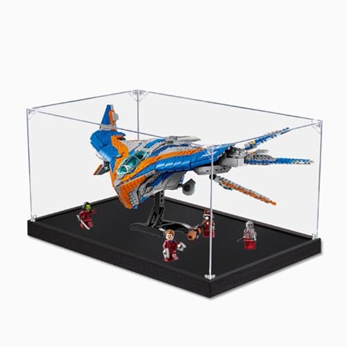 Acryl-Vitrine, kompatibel mit Lego 6286 Guardians of The Galaxy Vitrine Kit, staubdichte transparente Vitrine, Aufbewahrungsbox (nur Vitrine) (2 mm) von DDXMML