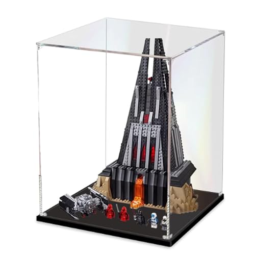 Acryl-Vitrine, kompatibel mit Lego 75251 Castle Display Box Kit, staubdicht, UV-beständig, transparente Vitrine (nur Vitrine, Kit nicht im Lieferumfang enthalten) (2 mm) von DDXMML