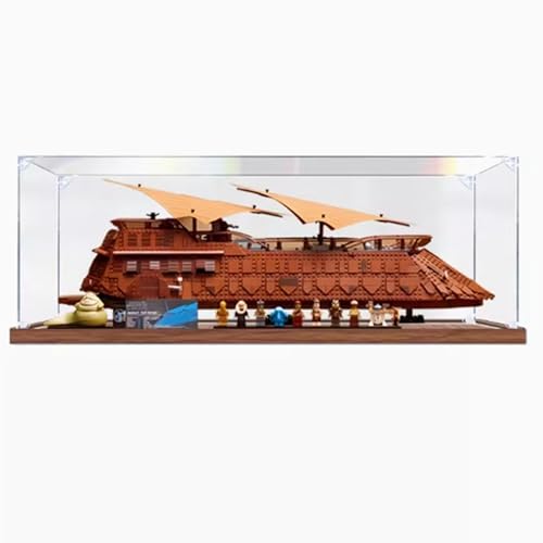 Acryl-Vitrine, kompatibel mit Lego 75397 Segelyacht-Displaybox-Set, staubdicht, UV-beständig, transparente Vitrine (nur Vitrine, Kit nicht im Lieferumfang enthalten) (2 mm) von DDXMML