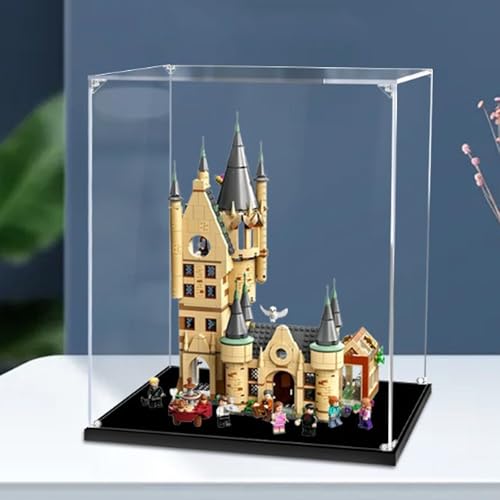 Acryl-Vitrine, kompatibel mit Lego 75969 Astronomical Tower Display Box Kit, staubdicht, UV-beständig, transparente Vitrine (nur Vitrine (3 mm) von DDXMML